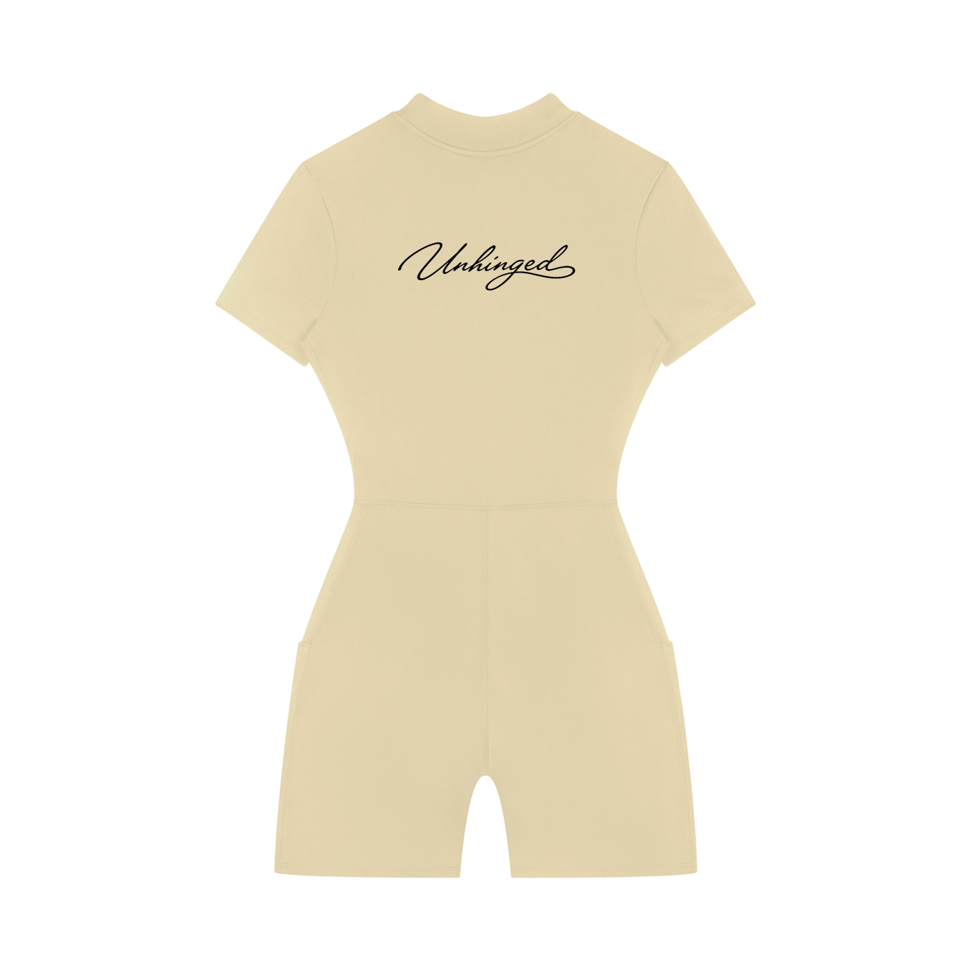 Women's Quarter-Zip Short Sleeve Romper