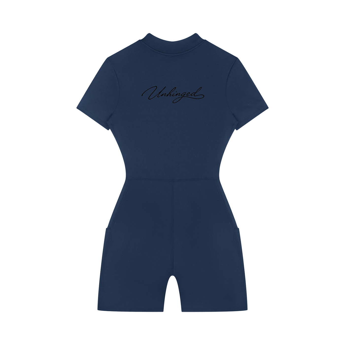 Women's Quarter-Zip Short Sleeve Romper