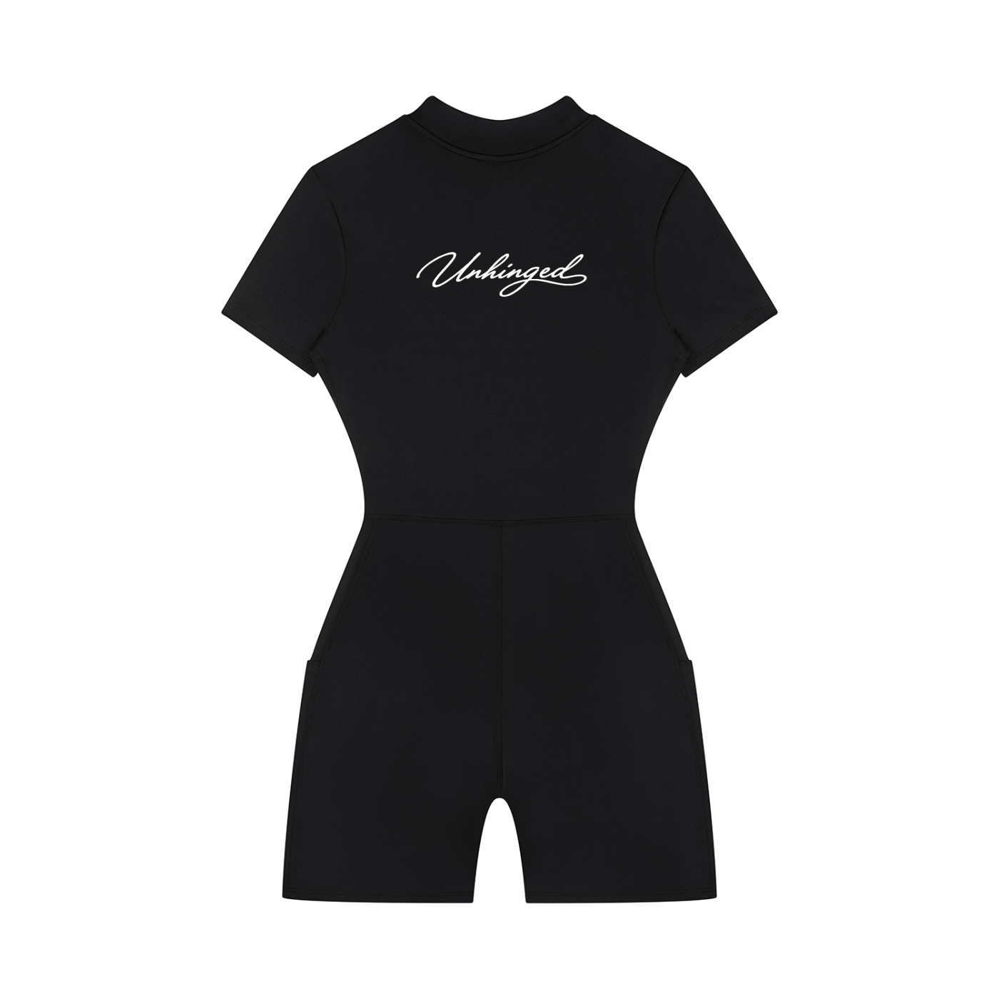 Women's Quarter-Zip Short Sleeve Romper