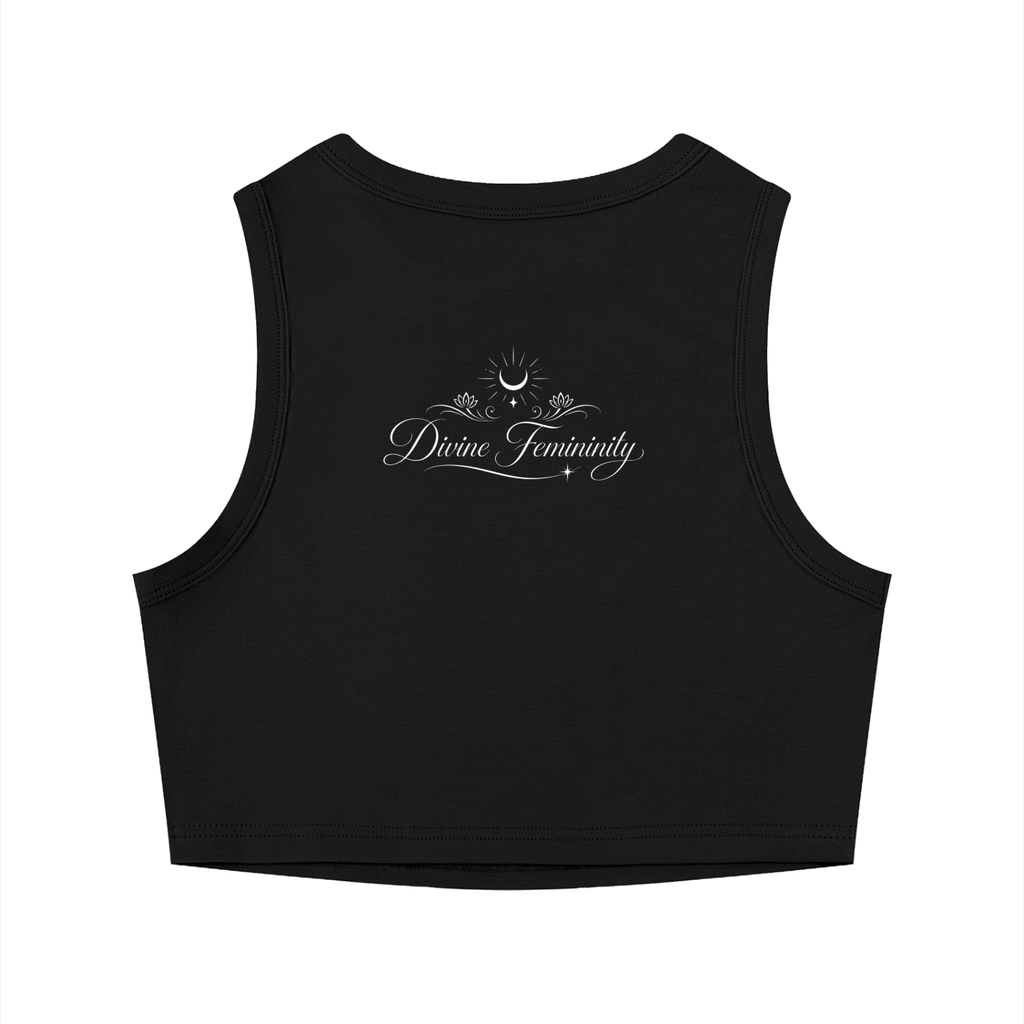 Women's Tight Crewneck Crop Tank Top