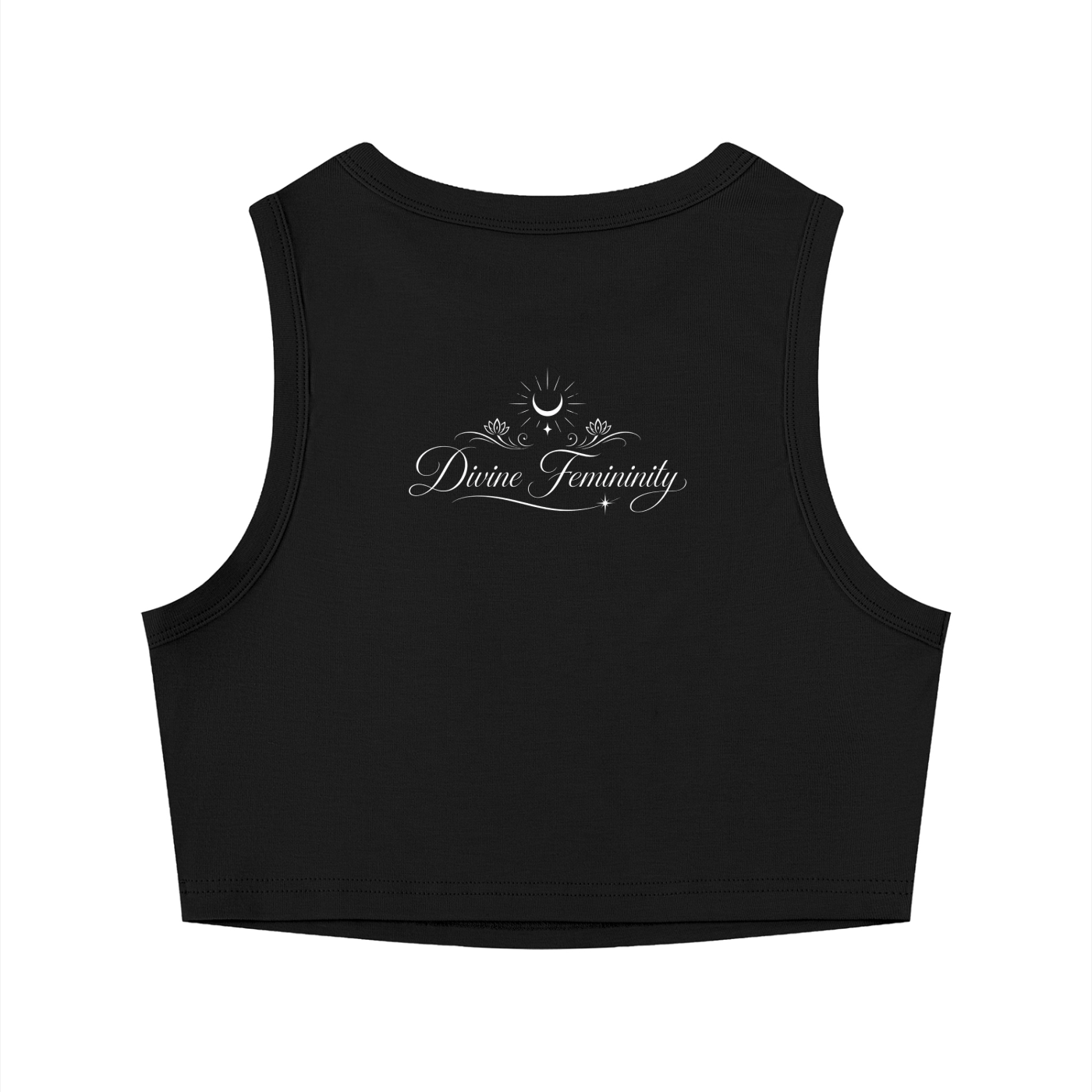 Women's Tight Crewneck Crop Tank Top