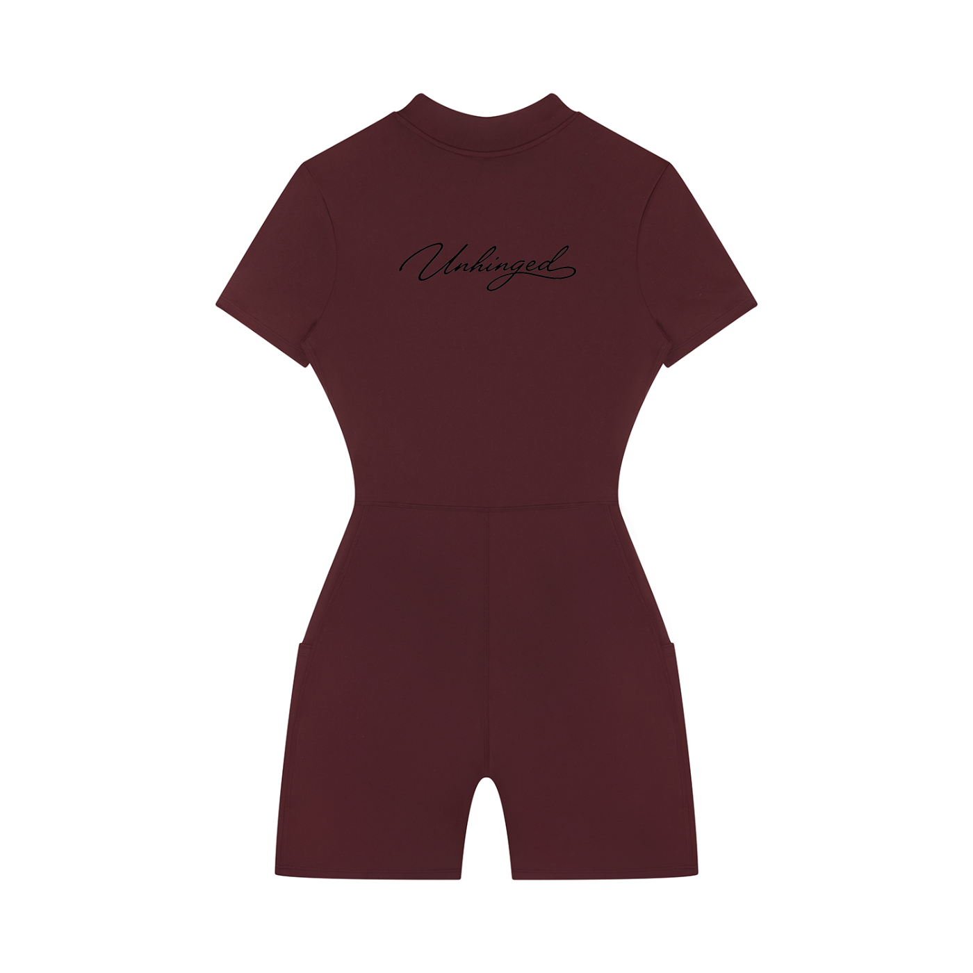 Women's Quarter-Zip Short Sleeve Romper