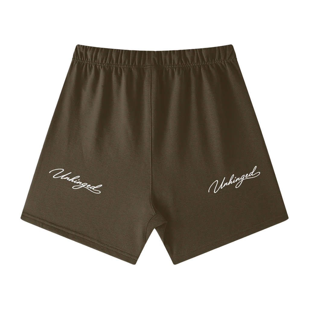 Unisex Earth Tone Loose Fit Cotton Shorts