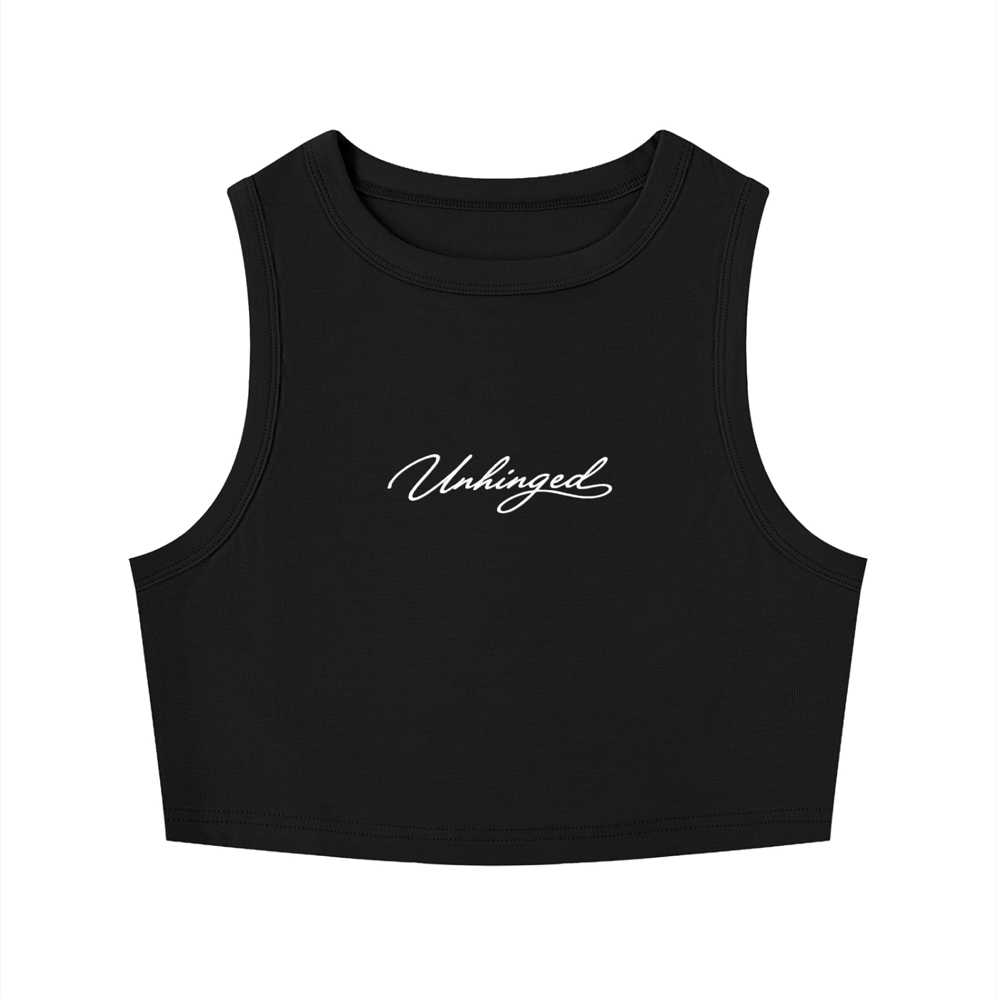 Women's Tight Crewneck Crop Tank Top