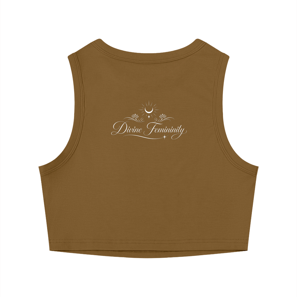 Women's Tight Crewneck Crop Tank Top