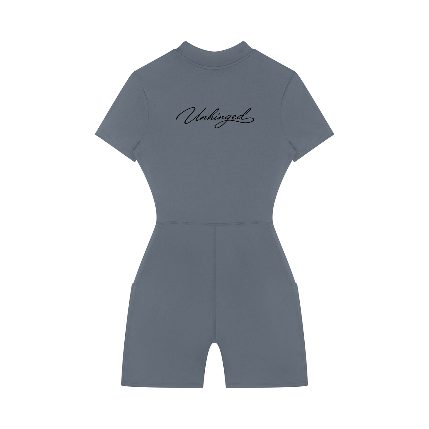 Women's Quarter-Zip Short Sleeve Romper