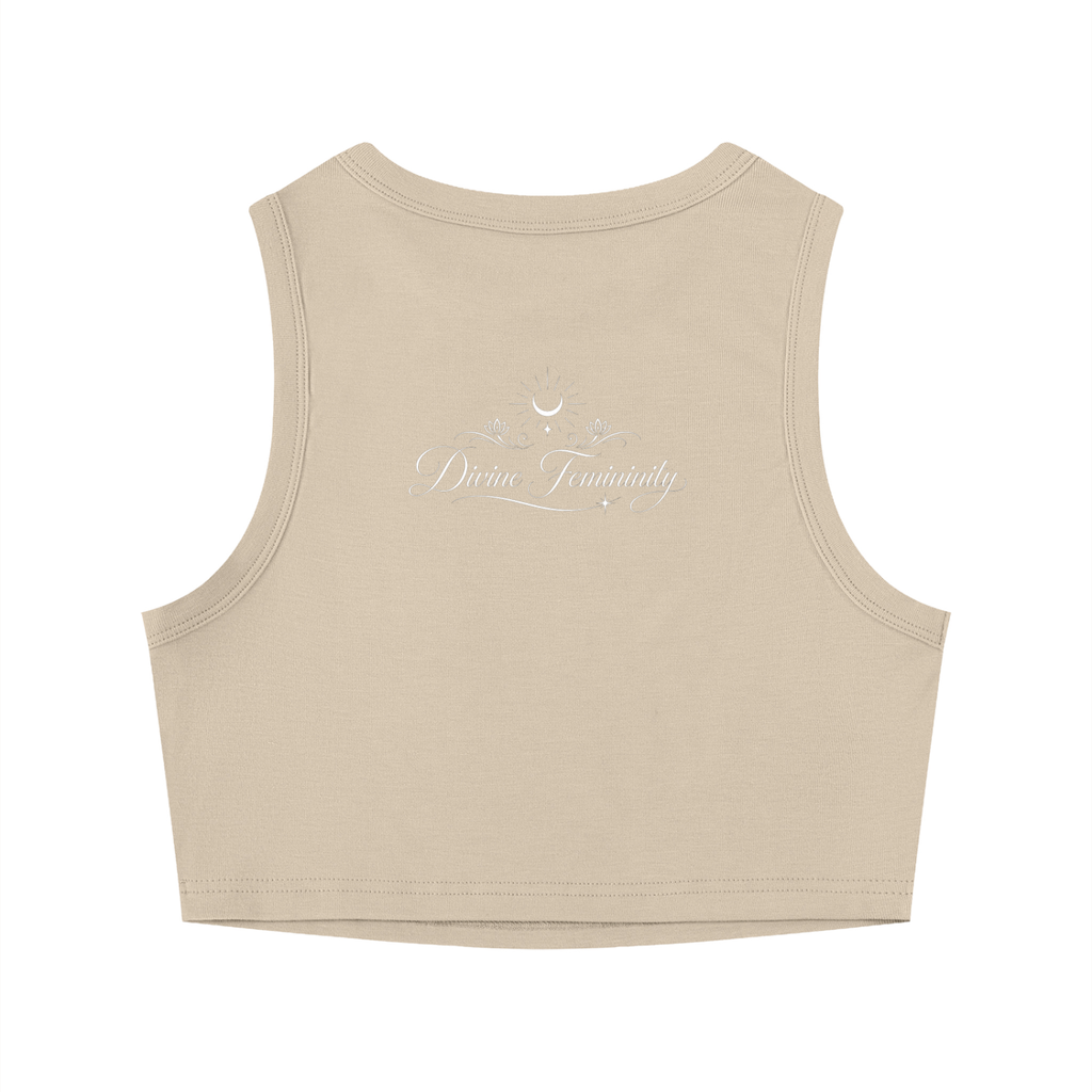 Women's Tight Crewneck Crop Tank Top