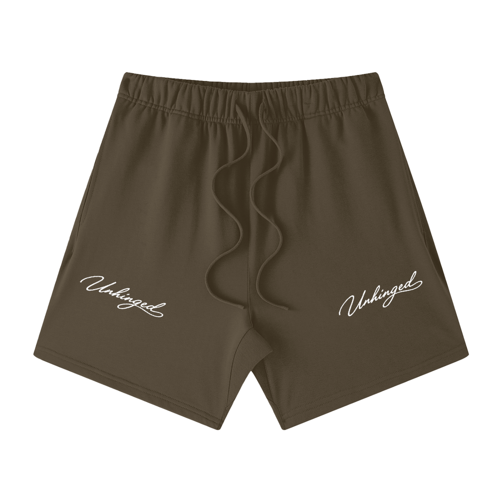 Unisex Earth Tone Loose Fit Cotton Shorts