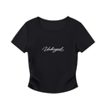 Ruched Bodycon Crop Top